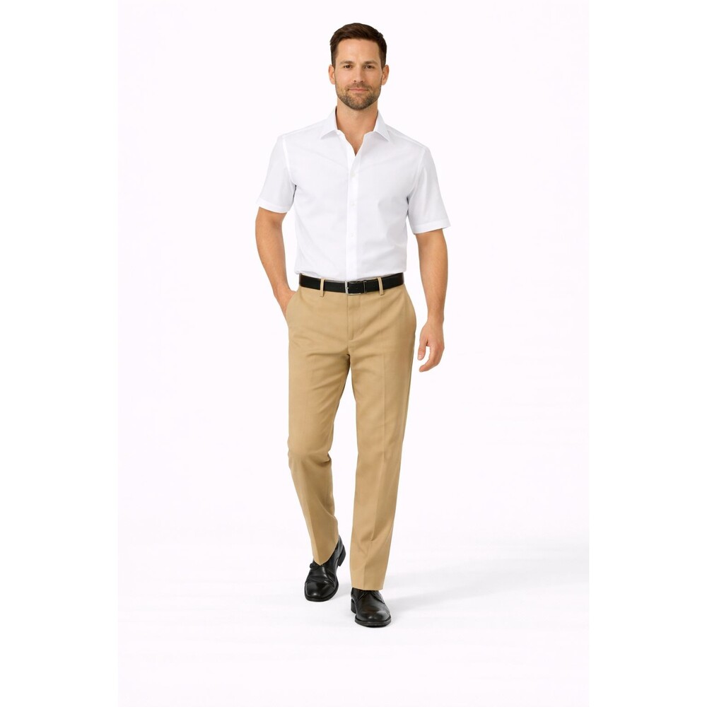 Jos. A. Bank Traveler Khaki Pants Men's 33x29 British Tan Flat Front